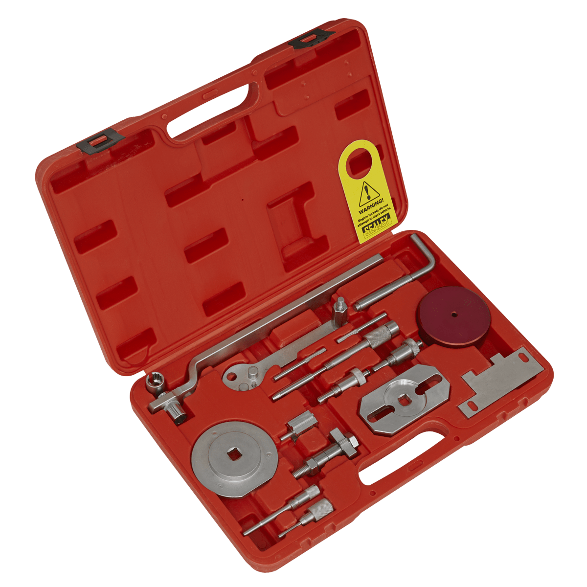 Sealey VSE5036 Diesel Engine Timing Tool Kit for Fiat, Ford, Iveco, PSA - 2.2D, 2.3D, 3.0D - Belt/Chain Drive - VSE5036 - Sealey Tools UK - Trade Counter Direct