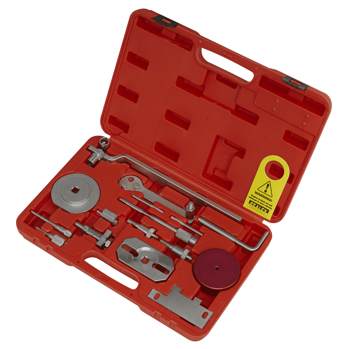 Sealey VSE5036 Diesel Engine Timing Tool Kit for Fiat, Ford, Iveco, PSA - 2.2D, 2.3D, 3.0D - Belt/Chain Drive - VSE5036 - Sealey Tools UK - Trade Counter Direct