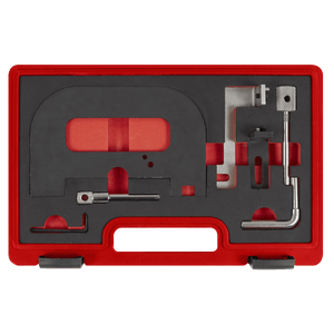 Sealey VSE5071A Petrol Engine Timing Tool Kit - for Renault 1.4/1.6/1.8/2.0 K4J/K4M/F4P/F4R(t) - Belt Drive - VSE5071A - Sealey Tools UK - Trade Counter Direct