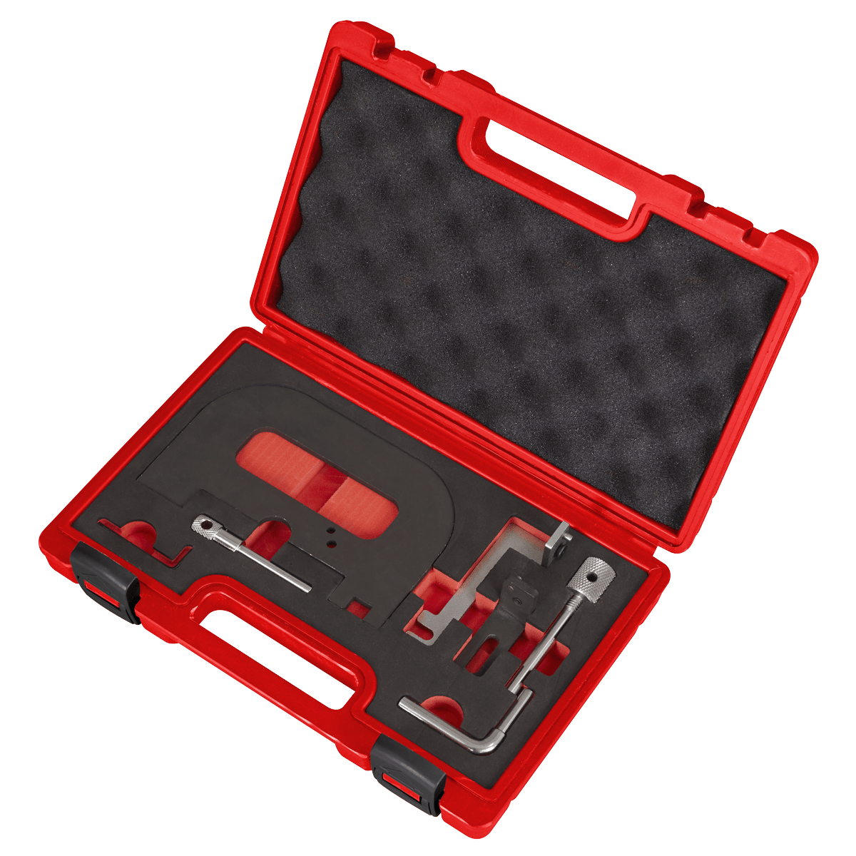 Sealey VSE5071A Petrol Engine Timing Tool Kit - for Renault 1.4/1.6/1.8/2.0 K4J/K4M/F4P/F4R(t) - Belt Drive - VSE5071A - Sealey Tools UK - Trade Counter Direct