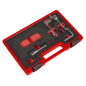 Sealey VSE5071A Petrol Engine Timing Tool Kit - for Renault 1.4/1.6/1.8/2.0 K4J/K4M/F4P/F4R(t) - Belt Drive - VSE5071A - Sealey Tools UK - Trade Counter Direct