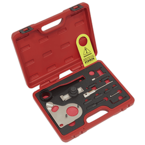 Sealey VSE5086A Diesel Engine Timing Tool Kit - for Renault, Mercedes, Nissan, GM 1.6D, 2.0, 2.3 dCi/CDTi - Chain Drive - VSE5086A - Sealey Tools UK - Trade Counter Direct