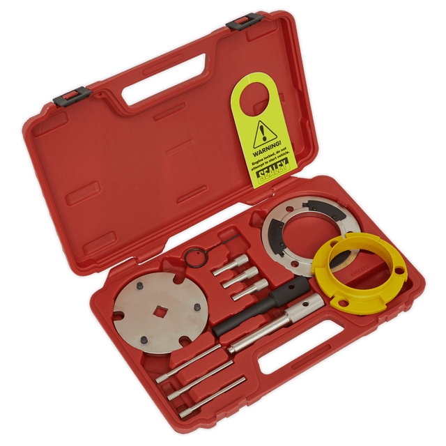 Sealey VSE5841A Diesel Engine Timing Tool & Injection Pump Tool Kit - 2.0D, 2.2D, 2.4D Duratorq - Chain Drive - VSE5841A - Sealey Tools UK - Trade Counter Direct