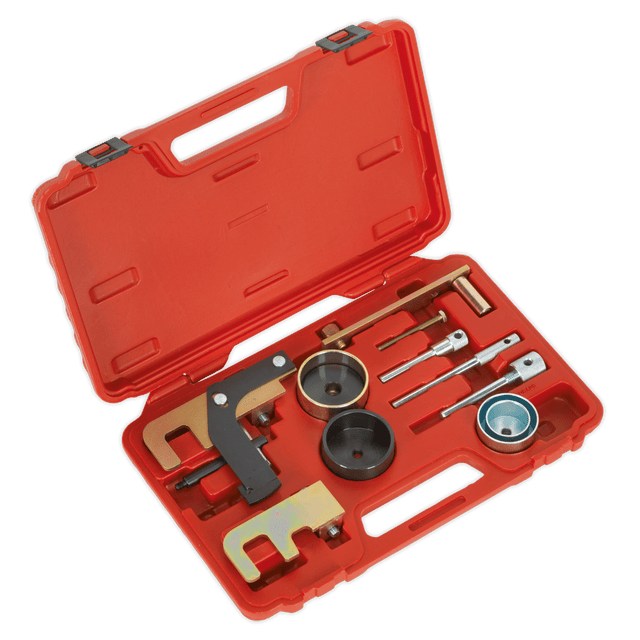 Sealey VSE5871A Diesel Engine Timing Tool Kit - for Renault, Nissan, Suzuki, Mitsubishi, Dacia GM 1.5D, 1.9D, 2.2D, 2.5D - Belt Drive - VSE5871A - Sealey Tools UK - Trade Counter Direct
