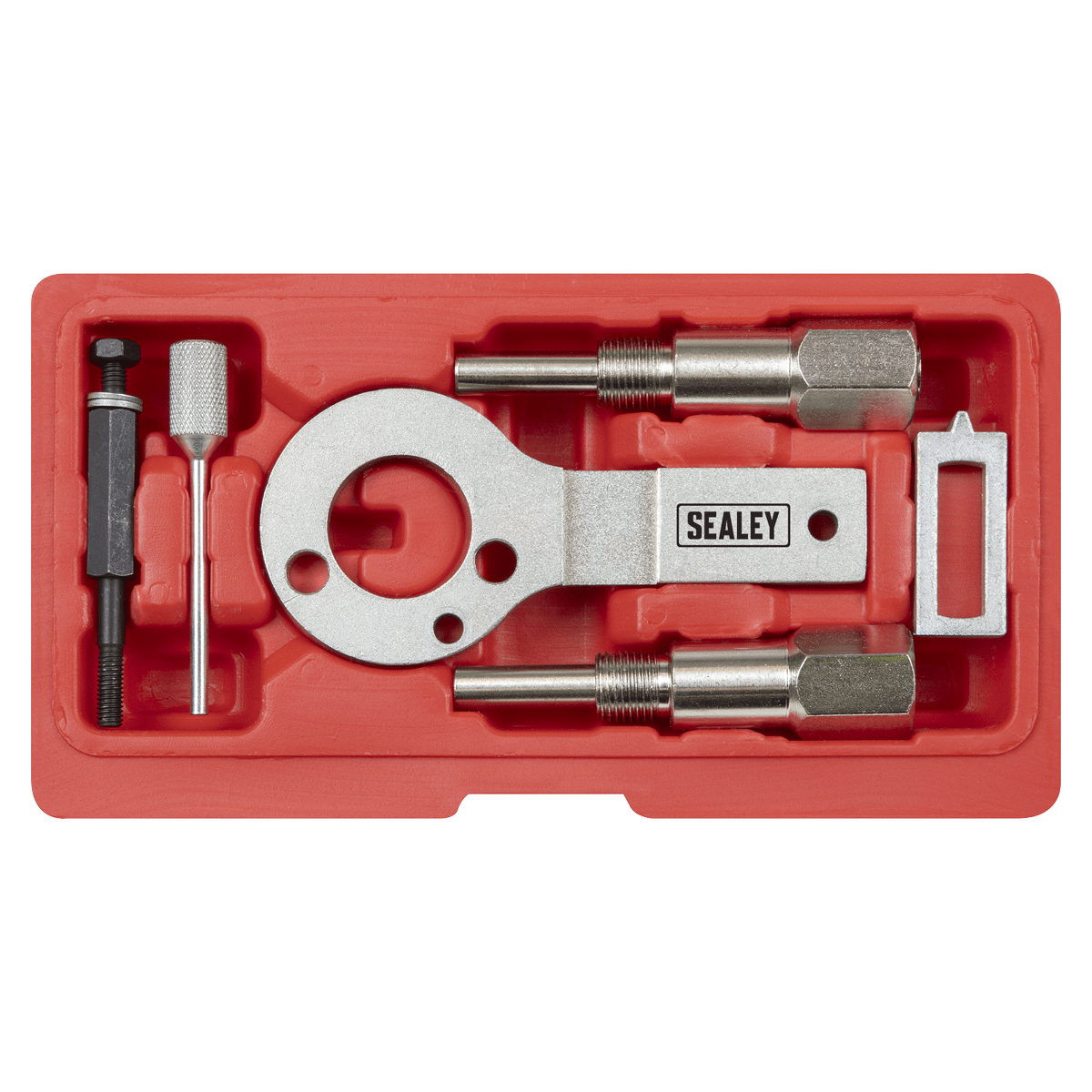 Sealey VSE5886A Diesel Engine Timing Tool Kit for GM, Saab 1.9D CDTi/TiD/TTiD, 2.0D CDTi - Belt Drive - VSE5886A - Sealey Tools UK - Trade Counter Direct