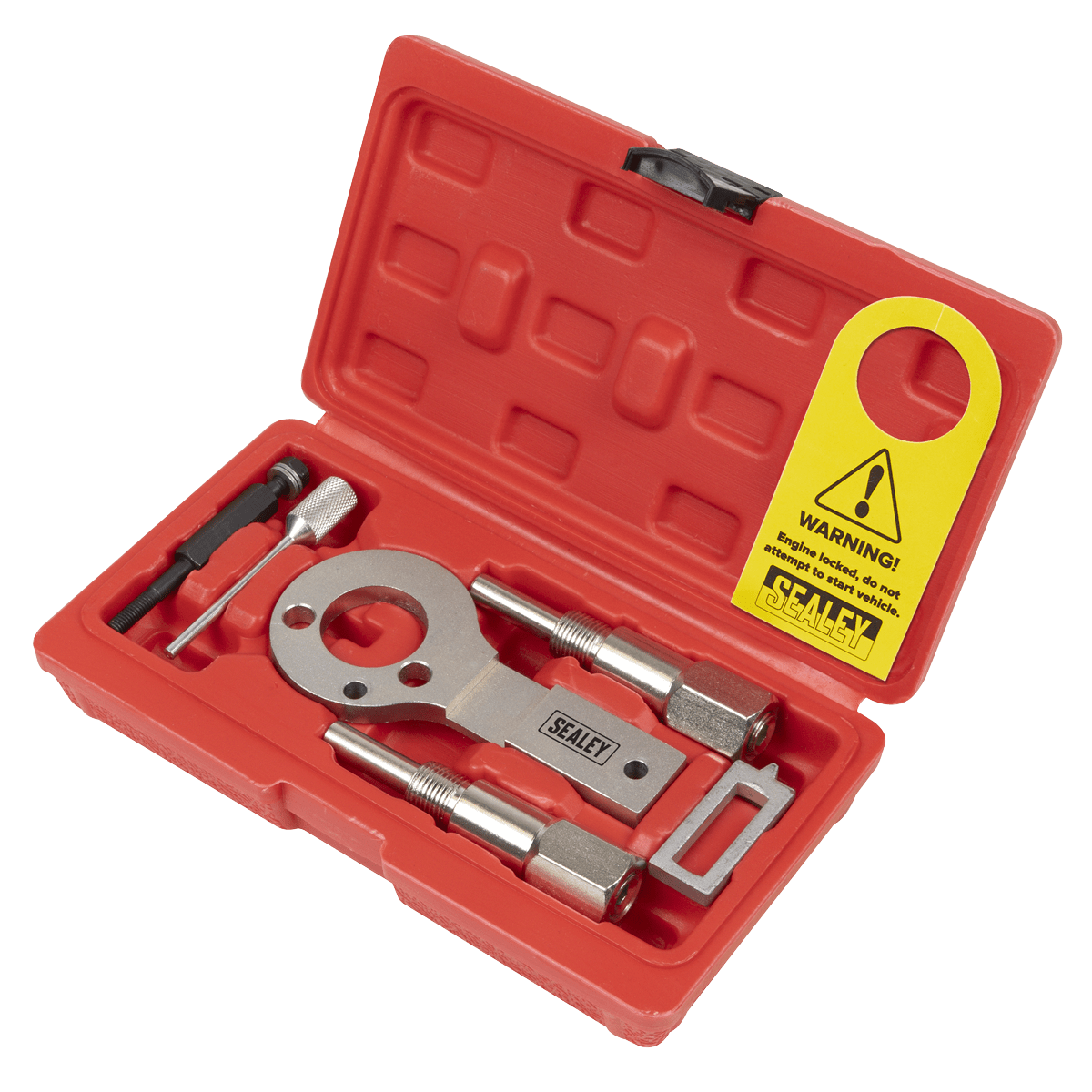 Sealey VSE5886A Diesel Engine Timing Tool Kit for GM, Saab 1.9D CDTi/TiD/TTiD, 2.0D CDTi - Belt Drive - VSE5886A - Sealey Tools UK - Trade Counter Direct