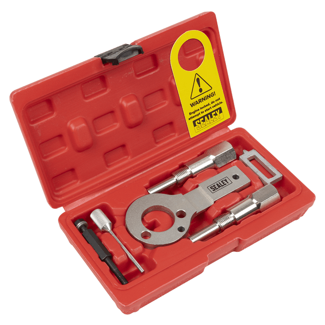 Sealey VSE5886A Diesel Engine Timing Tool Kit for GM, Saab 1.9D CDTi/TiD/TTiD, 2.0D CDTi - Belt Drive - VSE5886A - Sealey Tools UK - Trade Counter Direct
