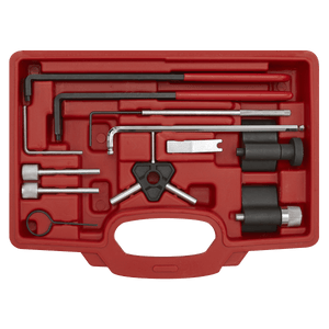 Sealey VSE5951 Diesel Engine Timing Tool Kit - for VAG, Dodge, Ford, Mitsubishi - 1.2D/1.4D/1.6D/1.9D/2.0D - Belt - VSE5951 - Sealey Tools UK - Trade Counter Direct