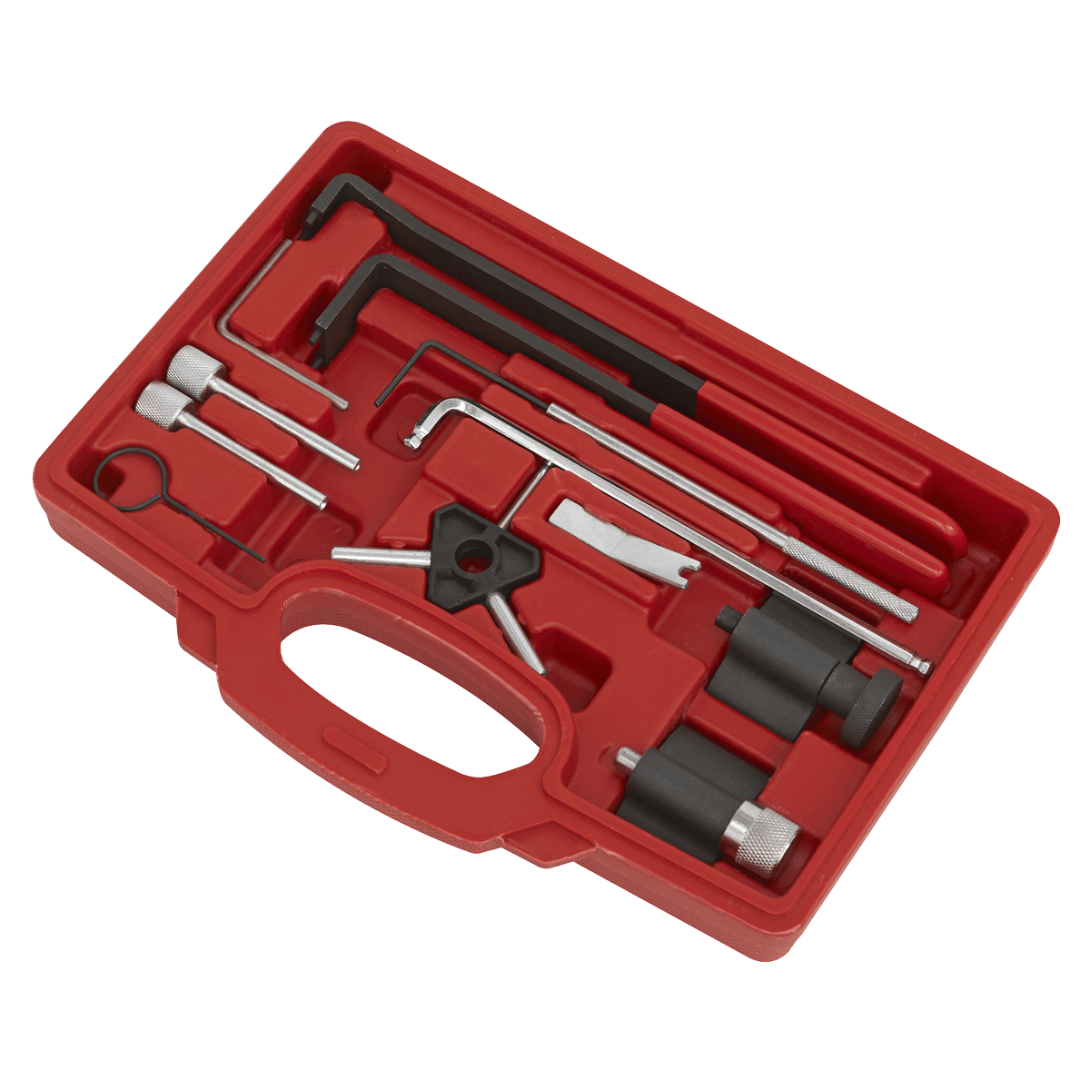 Sealey VSE5951 Diesel Engine Timing Tool Kit - for VAG, Dodge, Ford, Mitsubishi - 1.2D/1.4D/1.6D/1.9D/2.0D - Belt - VSE5951 - Sealey Tools UK - Trade Counter Direct