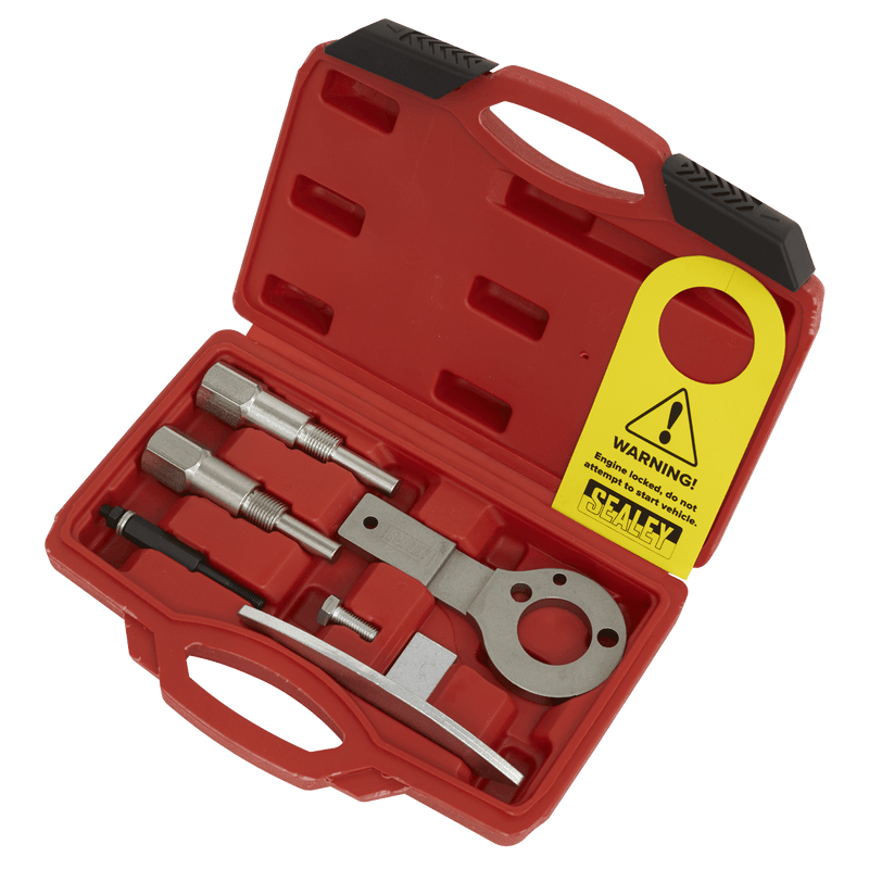 Sealey VSE5961 Diesel Engine Timing Tool Kit - for Alfa Romeo, Fiat, Lancia - 1.6D/1.9D/2.0D/2.4D - Belt Drive - VSE5961 - Sealey Tools UK - Trade Counter Direct
