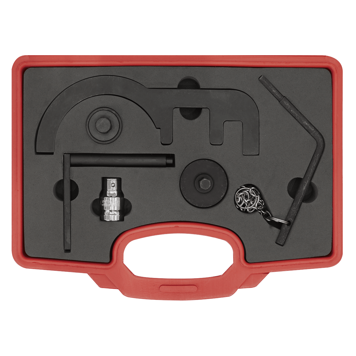 Sealey VSE6121A Diesel Engine Timing Tool Kit - for BMW/Mini 1.5D/1.6D/2.0D/3.0D - Chain Drive - VSE6121A - Sealey Tools UK - Trade Counter Direct