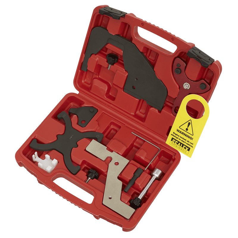 Sealey VSE6160 Petrol Engine Timing Tool Kit - for Ford, Volvo, Mazda 1.5, 1.6, 2.0 - Belt/Chain Drive - VSE6160 - Sealey Tools UK - Trade Counter Direct