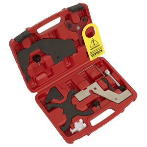 Sealey VSE6160 Petrol Engine Timing Tool Kit - for Ford, Volvo, Mazda 1.5, 1.6, 2.0 - Belt/Chain Drive - VSE6160 - Sealey Tools UK - Trade Counter Direct
