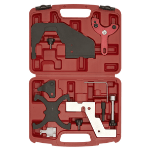 Sealey VSE6160 Petrol Engine Timing Tool Kit - for Ford, Volvo, Mazda 1.5, 1.6, 2.0 - Belt/Chain Drive - VSE6160 - Sealey Tools UK - Trade Counter Direct