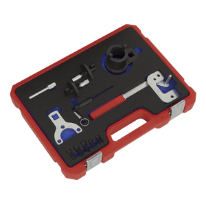 Sealey VSE6191 Diesel Engine Timing Tool Kit - for Alfa Romeo, Ford, PSA, Suzuki, GM 1.3D 16v - Chain Drive - VSE6191 - Sealey Tools UK - Trade Counter Direct