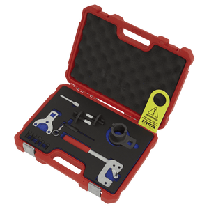 Sealey VSE6191 Diesel Engine Timing Tool Kit - for Alfa Romeo, Ford, PSA, Suzuki, GM 1.3D 16v - Chain Drive - VSE6191 - Sealey Tools UK - Trade Counter Direct