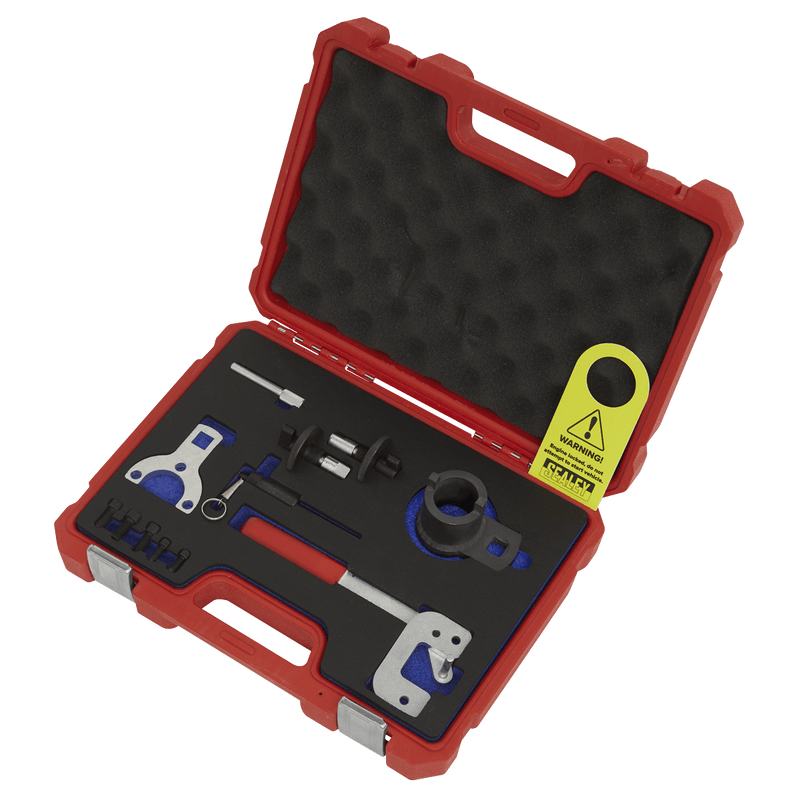 Sealey VSE6191 Diesel Engine Timing Tool Kit - for Alfa Romeo, Ford, PSA, Suzuki, GM 1.3D 16v - Chain Drive - VSE6191 - Sealey Tools UK - Trade Counter Direct