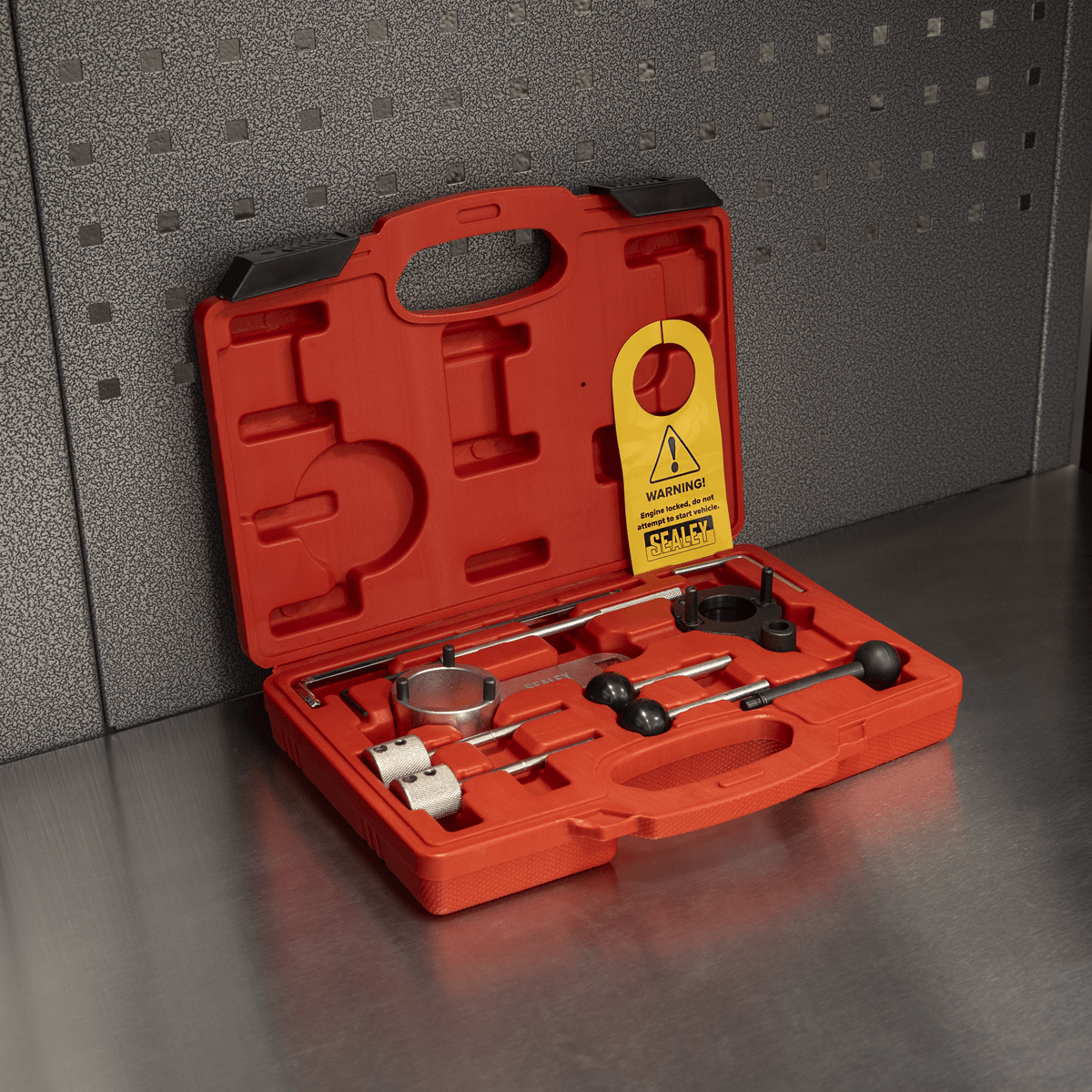 Sealey VSE6281 Diesel Engine Timing Tool Kit for VAG 1.4D/1.6D/2.0D Belt Drive - VSE6281 - Sealey Tools UK - Trade Counter Direct