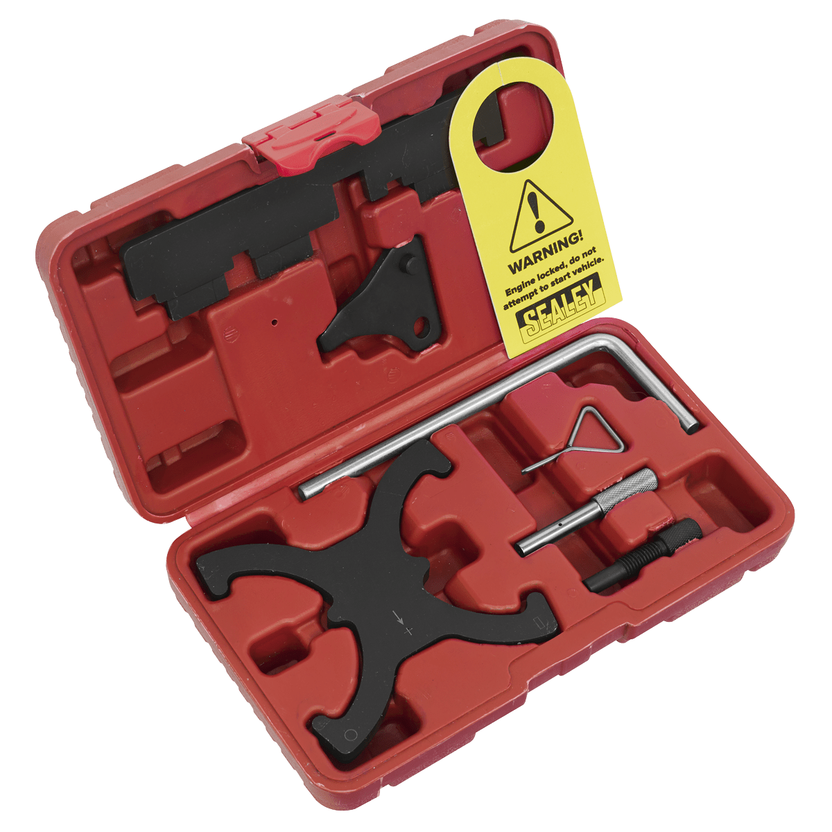 Sealey VSE6560A Petrol Engine Timing Tool Kit for Ford, Volvo 1.6 EcoBoost & 2.0D/2.2D Belt Drive - VSE6560A - Sealey Tools UK - Trade Counter Direct
