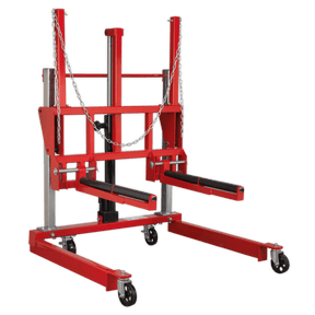 Sealey W508T Wheel Removal Trolley 500kg Adjustable Width - W508T - Sealey Tools UK - Trade Counter Direct
