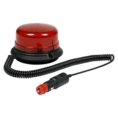 Sealey WB954LEDR Warning Beacon SMD LED 12/24V Magnetic Fixing - Red - WB954LEDR - Sealey Tools UK - Trade Counter Direct