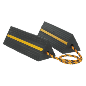 Sealey WC11 Heavy - Duty Rubber Wheel Chocks 8kg - Pair - WC11 - Sealey Tools UK - Trade Counter Direct