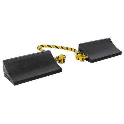 Sealey WC16 Rubber Wheel Chocks Heavy - Duty - Pair - WC16 - Sealey Tools UK - Trade Counter Direct