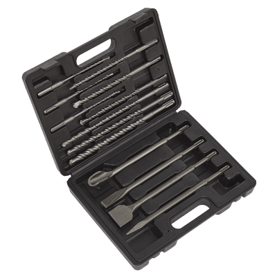 Sealey WDCS SDS Plus Drill Bit & Chisel Set 13pc - WDCS - Sealey Tools UK - Trade Counter Direct
