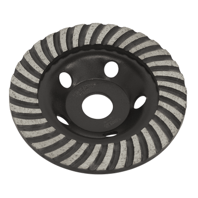 Sealey WDRTCUP125 Worksafe® Turbo Row Concrete Grinding Head 125mm - WDRTCUP125 - Sealey Tools UK - Trade Counter Direct