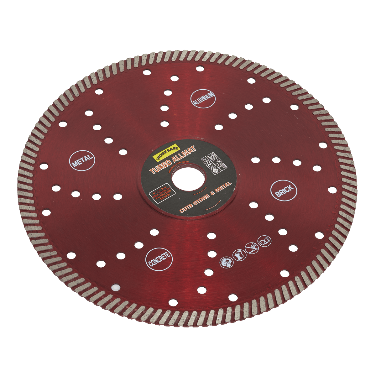 Sealey WDTA230 Turbo Allmat Diamond Blade Ø230 x Ø22mm - WDTA230 - Sealey Tools UK - Trade Counter Direct