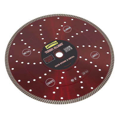 Sealey WDTA300 Turbo Allmat Diamond Blade Ø300 x Ø20mm - WDTA300 - Sealey Tools UK - Trade Counter Direct