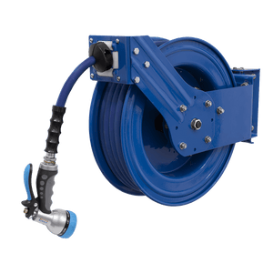 Sealey WHR1512 Heavy - Duty Retractable Water Hose Reel 15m Ø13mm ID Rubber Hose - WHR1512 - Sealey Tools UK - Trade Counter Direct