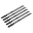 Sealey WJT101B Jigsaw Blade Wood & Plastics 75mm 10tpi - Pack of 5 - WJT101B - Sealey Tools UK - Trade Counter Direct