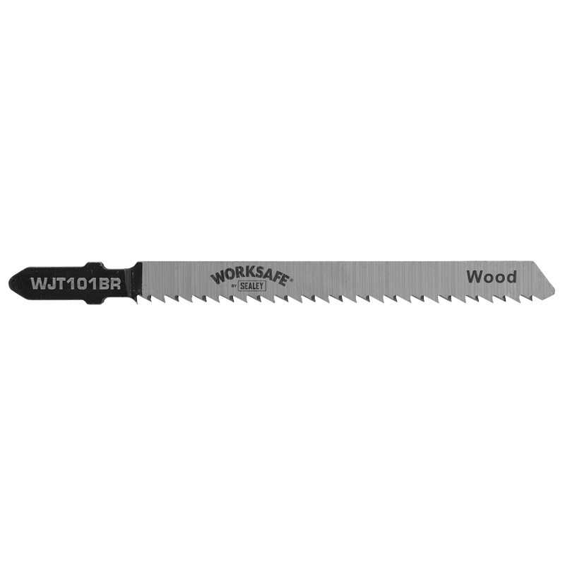 Sealey WJT101BR Jigsaw Blade for Wood & Plastics 75mm 10tpi - Pack of 5 - WJT101BR - Sealey Tools UK - Trade Counter Direct