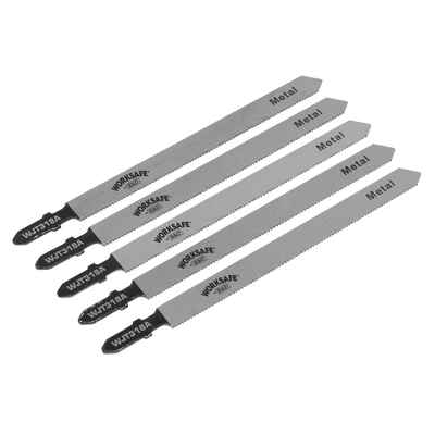 Sealey WJT318A Jigsaw Blade for Metal 105mm 21tpi - Pack of 5 - WJT318A - Sealey Tools UK - Trade Counter Direct