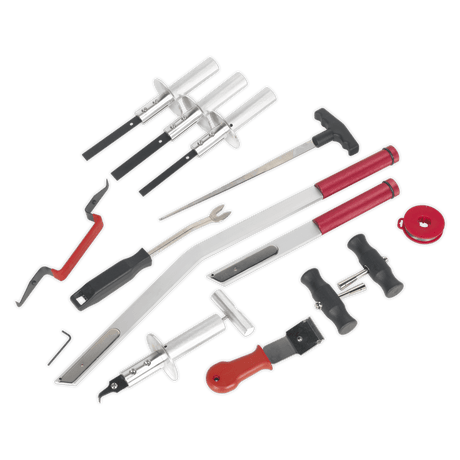Sealey WK14 14pc Windscreen Removal Tool Kit - WK14 - Sealey Tools UK - Trade Counter Direct