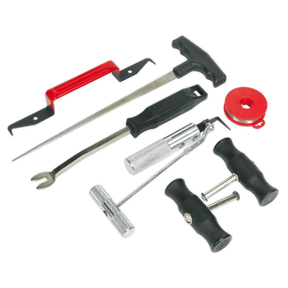 Sealey WK3 Windscreen Removal Tool Kit 7pc - WK3 - Sealey Tools UK - Trade Counter Direct