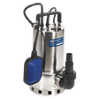 Sealey WPS225A Submersible Stainless Water Pump Automatic Dirty Water 225L/min 230V - WPS225A - Sealey Tools UK - Trade Counter Direct