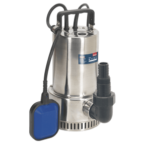 Sealey WPS250A Submersible Stainless Water Pump Automatic 250L/min 230V - WPS250A - Sealey Tools UK - Trade Counter Direct