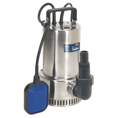 Sealey WPS250A Submersible Stainless Water Pump Automatic 250L/min 230V - WPS250A - Sealey Tools UK - Trade Counter Direct