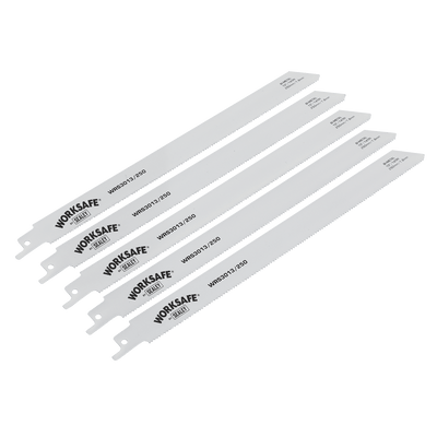 Sealey WRS3013/250 Worksafe® Reciprocating Saw Blade 250mm 14tpi - Pack of 5 - WRS3013/250 - Sealey Tools UK - Trade Counter Direct