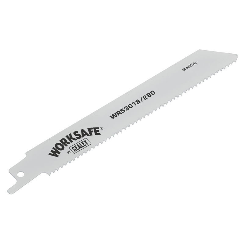 Sealey WRS3018/280 Worksafe® Reciprocating Saw Blade 280mm 10tpi - Pack of 5 - WRS3018/280 - Sealey Tools UK - Trade Counter Direct