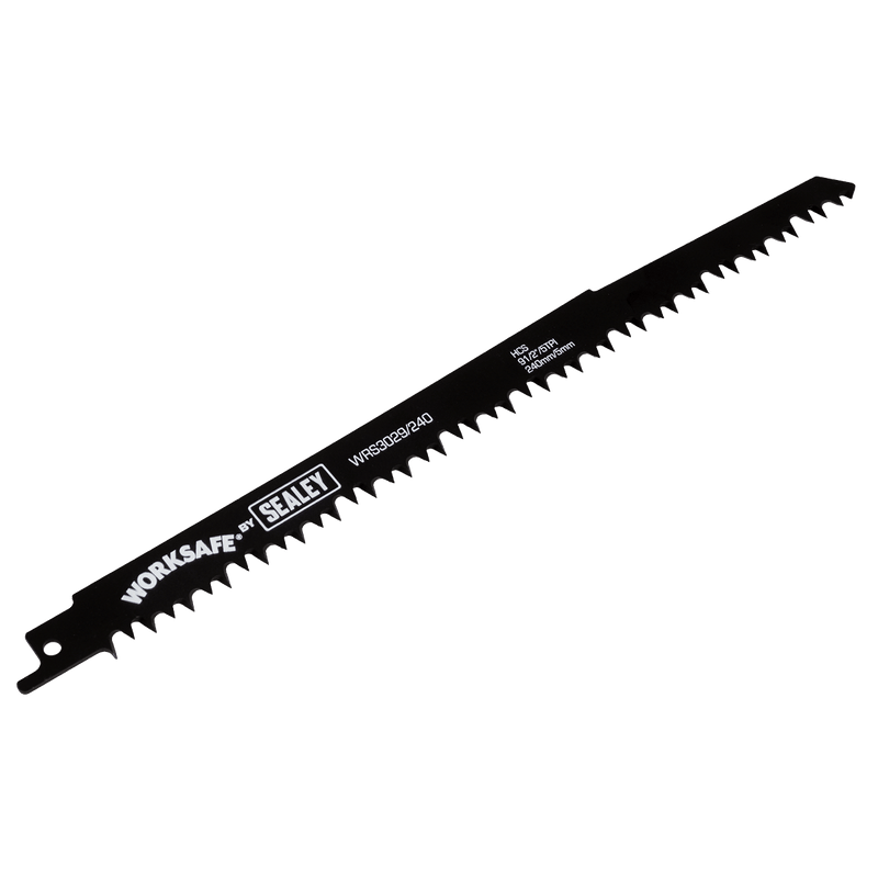 Sealey WRS3029/240 Reciprocating Saw Blade for Wood 240mm 5tpi - Pack of 5 - WRS3029/240 - Sealey Tools UK - Trade Counter Direct