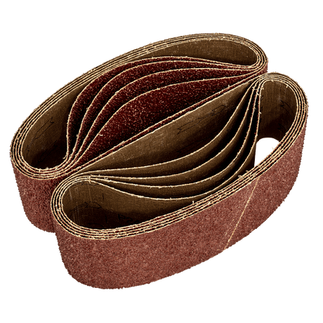Sealey WSB53245 Sanding Belt 75 x 533mm 24Grit - Pack of 5 - WSB53245 - Sealey Tools UK - Trade Counter Direct