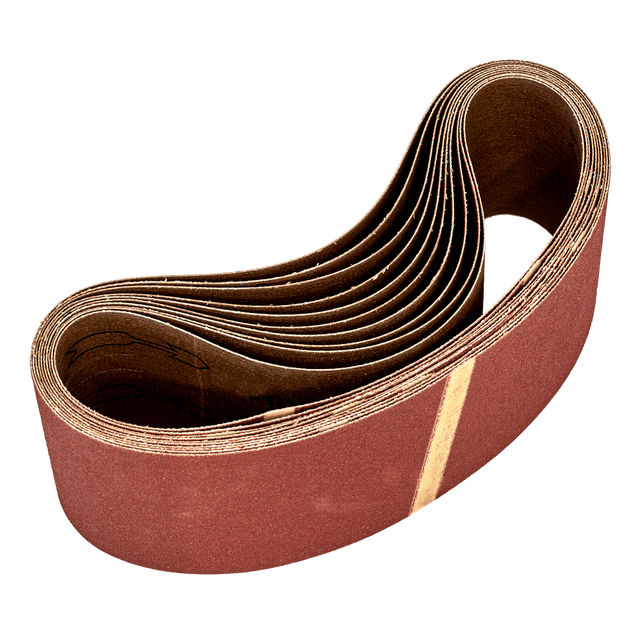 Sealey WSB5360 Sanding Belt 75 x 533mm 60Grit - Pack of 10 - WSB5360 - Sealey Tools UK - Trade Counter Direct