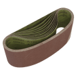 Sealey WSB61120 Sanding Belt 100 x 610mm 120Grit - Pack of 10 - WSB61120 - Sealey Tools UK - Trade Counter Direct