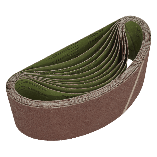 Sealey WSB6140 Sanding Belt 100 x 610mm 40Grit - Pack of 10 - WSB6140 - Sealey Tools UK - Trade Counter Direct