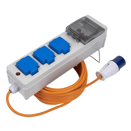 Sealey WSC16133 Caravan & Camping Mains Unit with RCD 15m - WSC16133 - Sealey Tools UK - Trade Counter Direct