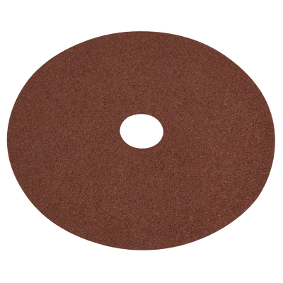Sealey WSD4540 Worksafe® 115mm Fibre Backed Sanding Disc 40Grit - Pack of 25 - WSD4540 - Sealey Tools UK - Trade Counter Direct