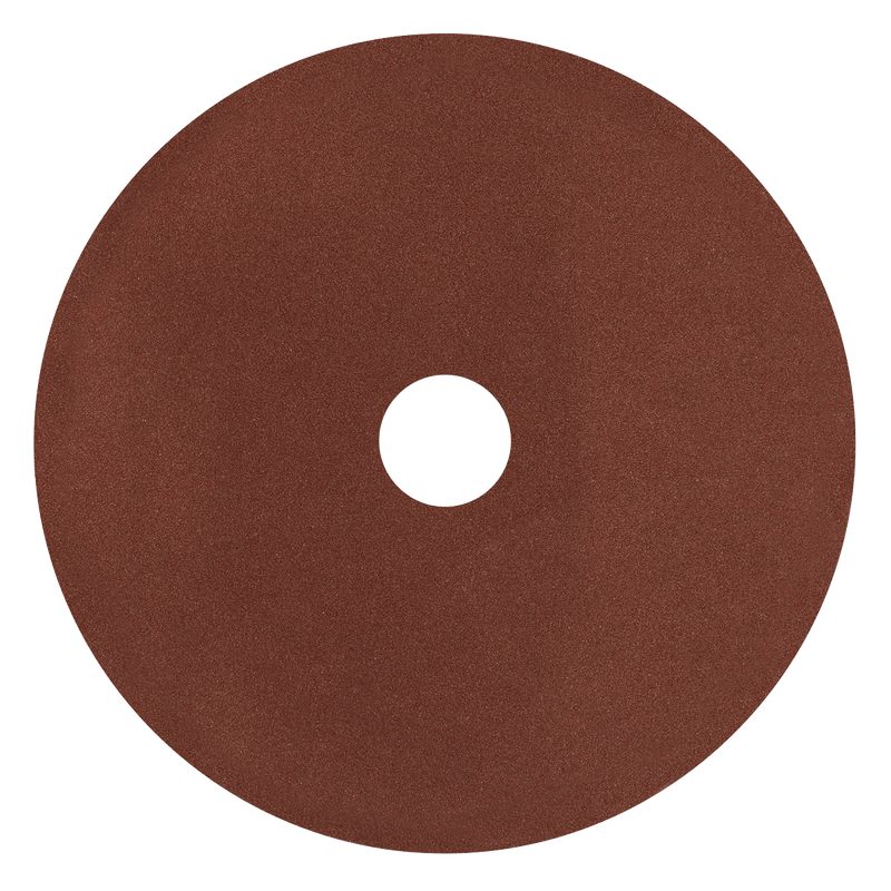 Sealey WSD4580 Worksafe® 115mm Fibre Backed Sanding Disc 80Grit - Pack of 25 - WSD4580 - Sealey Tools UK - Trade Counter Direct